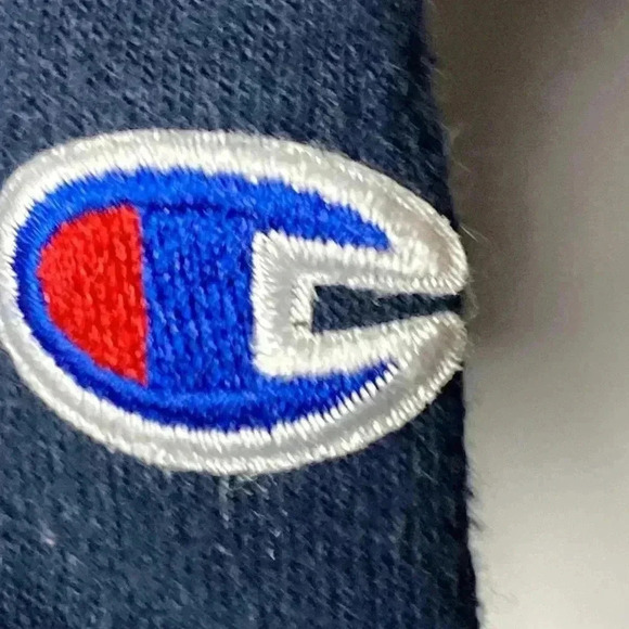 CHAMPION ECO FLEECE MENS SIZE LARGE NAVY SWEATSHIRT LIBERTY CHRISTMAS DESIGN - Picture 9 of 12